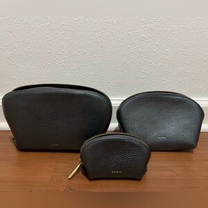 Cuyana bundle metallic pouches.  Great Condition!